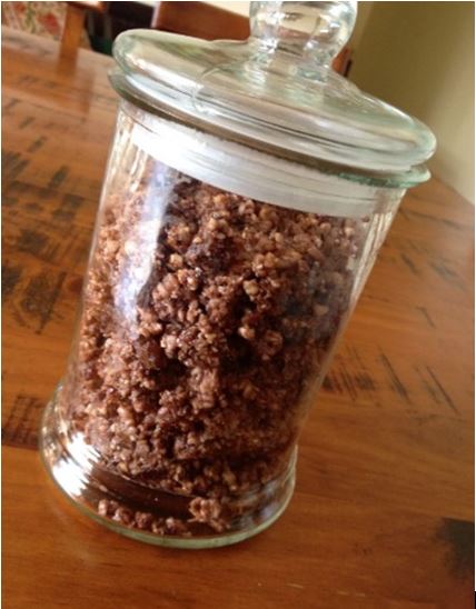 Chocolate and Macadamia Granola